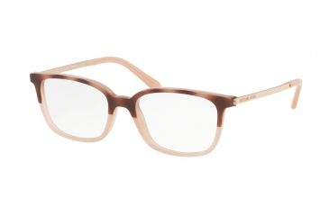 Image of Michael Kors BLY MK4047 Single Vision Prescription Eyeglasses 3277-51 - Pink Tort/milky Pink Frame