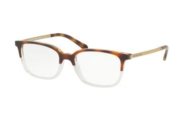 Image of Michael Kors BLY MK4047 Single Vision Prescription Eyeglasses 3281-51 - Dark Tortoise Crystal Frame