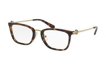 Image of Michael Kors CAPTIVA MK4054 Prescription Eyeglasses, 52mm, Dark Tortoise, MK4054-3336-52-SV