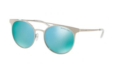 Image of Michael Kors GRAYTON MK1030 Prescription Sunglasses, 52mm, Shiny Silver - Tone, MK1030-113725-52-SV