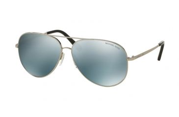 Image of Michael Kors KENDALL MK5016 Single Vision Prescription Sunglasses MK5016-10011U-56 - Lens Diameter 56 mm, Frame Color Silver-tone