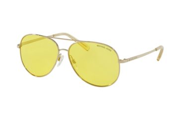 Image of Michael Kors KENDALL MK5016 Single Vision Prescription Sunglasses, 60mm, Shiny Light Gold, MK5016-101485-60-SV