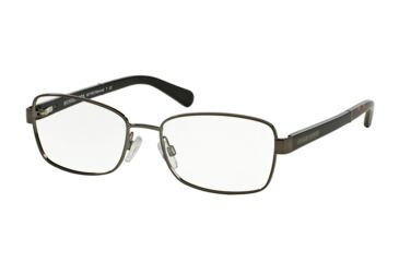 Image of Michael Kors MENORCA MK7003 Single Vision Prescription Eyeglasses 1009-52 - Gun Black Dark Tortoise Frame