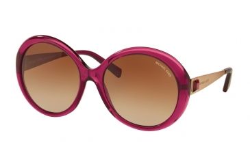 Image of Michael Kors MK2015BF Single Vision Prescription Sunglasses MK2015BF-308713-58 - Lens Diameter 58 mm, Frame Color Fushcia/rose Gold