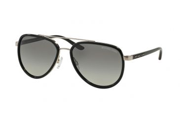Image of Michael Kors PLAYA NORTE MK5006 Progressive Prescription Sunglasses MK5006-103311-57 - Lens Diameter 57 mm, Frame Color Black/Silver