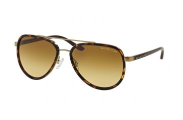 Image of Michael Kors PLAYA NORTE MK5006 Progressive Prescription Sunglasses MK5006-10342L-57 - Lens Diameter 57 mm, Frame Color Tortoise / Gold