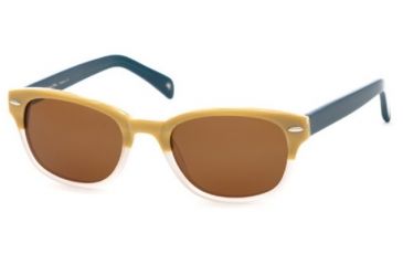 Image of Michael Stars MS Timeless SEMS TIME06 Sunglasses - Linen Teal SEMS TIME065245 TN