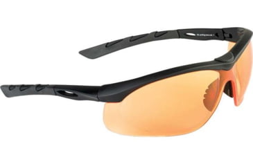 Image of SWISSEYE Lancer Tactical Sunglass, Black Frame, Orange Non-Polarized Lens, 15624619