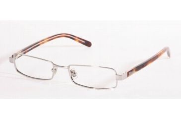 Image of Miu Miu Eyeglasses Frames MU66DV-1BI1O1-5017 Brushed Copper Frame / 50 mm Non-Rx Lenses / 135 mm Temple Length