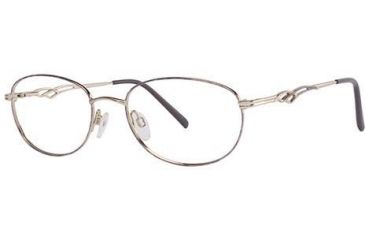 Image of Moderato 210 Bifocal Prescription Eyeglasses - Frame Gold-Violet, Size 53/18mm MDMODERATO21001