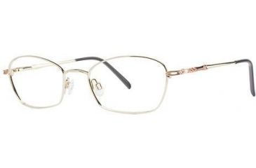 Image of Moderato 211 Bifocal Prescription Eyeglasses - Frame Gold, Size 52/19mm MDMODERATO21101