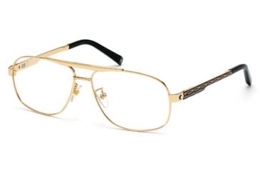 Image of Mont Blanc MB0431 Eyeglass Frames - Shiny Black Frame Color