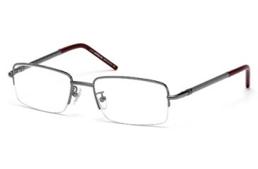 Image of Mont Blanc MB0440 Eyeglass Frames - Shiny Gun Metal Frame Color
