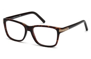 Image of Mont Blanc MB0477 Eyeglass Frames - Dark Havana Frame Color