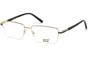 Image of Mont Blanc MB0708 Eyeglass Frames - Gold Frame Color