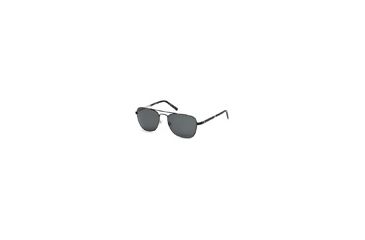 Image of Mont Blanc MB649S Sunglasses - Matte Black Frame Color, Smoke Lens Color