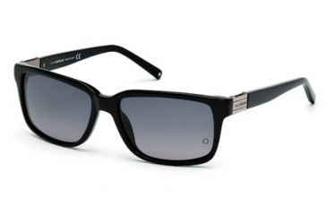 Image of Mont Blanc MB405S Sunglasses - Shiny Black Frame Color