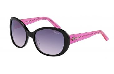 Image of Morgan 207157 Sunglasses, Black/Pink Frame, Pink Lens-207157-6100