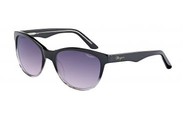 Image of Morgan 207161 Sunglasses, Black Frame, Purple Lens-207161-6746