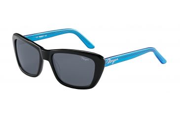 Image of Morgan 207163 Sunglasses, Blue Frame, Black Lens-207163-8840