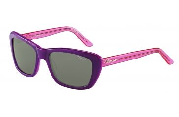 Image of Morgan 207163 Sunglasses, Yellow Frame, Black Lens-207163-6482