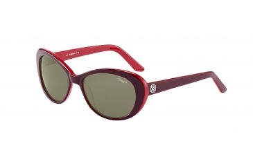 Image of Morgan 207176 Sunglasses, Maroon Frame, Brown Lens-207176-6785
