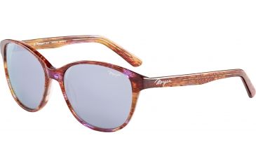 Image of Morgan 207178 Sunglasses, Redbrown Transparent Frame, Grey Ice Blue Mirror Lens, 207178-6917