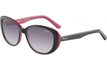 Image of Morgan 207179 Sunglasses, Black Violet Frame, Grey Gradient Lens, 207179-6928