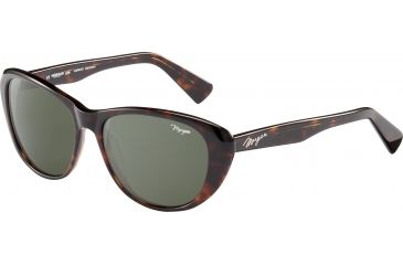 Image of Morgan 207190 Sunglasses, Dark Brown Havana Frame, Green Lens, 207190-8940