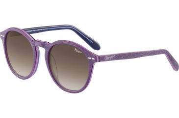 Image of Morgan 207197 Sunglasses, Violet Brushed Frame, Brown Gradient Lens, 207197-4348