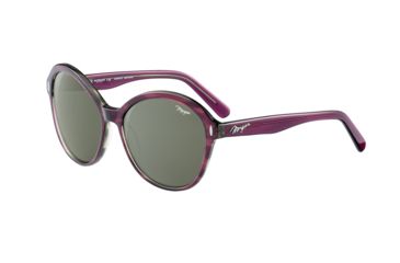Image of Morgan 207198 Sunglasses, Violet Frame, Green Lens, 207198-4312