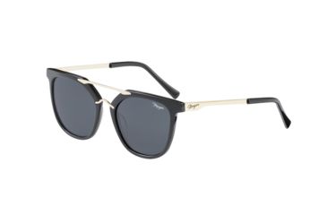Image of Morgan 207213 Single Vision Prescription Sunglasses, Black/Gold Frame, 207213-8840SV