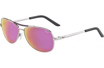 Image of Morgan 207344 Sunglasses, Rhodium Pink Frame, Blue Grey Mirror Lens, 207344-100