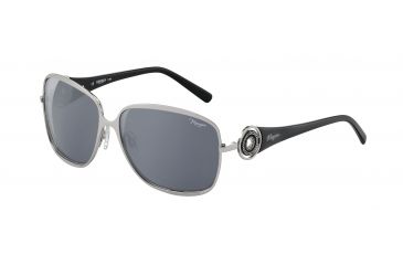Image of Morgan No. 207338 Sunglasses - Silver Frame and Grey Silver Lens 207338-110