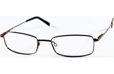 Image of National NA0240 Eyeglass Frames - Shiny Dark Brown Frame Color