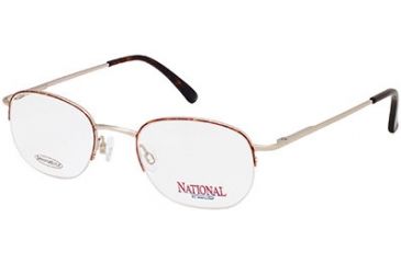 Image of National NA0303 Eyeglass Frames - Gold Frame Color