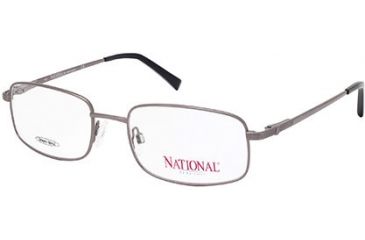 Image of National NA0315 Eyeglass Frames - Shiny Gun Metal Frame Color