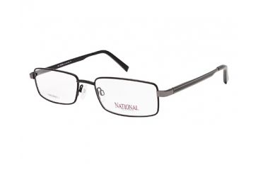 Image of National NA0316 Eyeglass Frames - Matte Black Frame Color