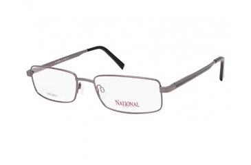 Image of National NA0316 Eyeglass Frames - Shiny Gun Metal Frame Color