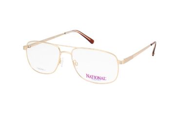 Image of National NA0326 Eyeglass Frames - Gold Frame Color
