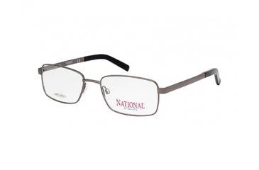 Image of National NA0327 Eyeglass Frames - Shiny Gun Metal Frame Color