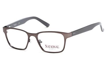 Image of National NA0346 Eyeglass Frames - Matte Gun Metal Frame Color
