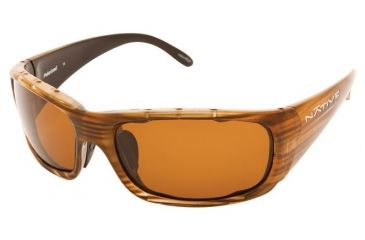 Image of Native Eyewear Bomber Progressive Prescription Sunglasses, Wood Frame, Polarized, 134 361 515PR