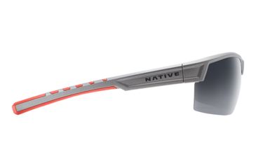 Image of Native Eyewear Catamount, Platinum Frame, Gray Lens, 189 603 523