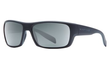 Image of Native Eyewear Eddyline Progressive Prescription Sunglasses, Matte Black / Granite Frame, Polarized, 184 902 523PR
