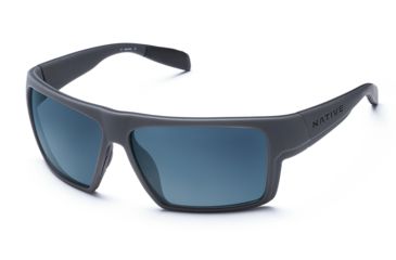 Image of Native Eyewear Eldo, Granite / Matte Black / Granite Frame, Blue Reflex, 177 905 526