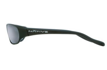 Image of Native Eyewear Throttle Sunglasses,Asphalt Frame,Gray Lens,Polarized,124 302 502