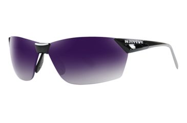 Image of Native Eyewear Vigor AF, Gloss Black Frame, Violet Reflex Lens, 194 300 531