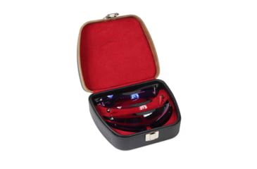 Image of Negrini Shooting Sports Eyewear Case, Black/Bordeaux, 3105LXX/5584