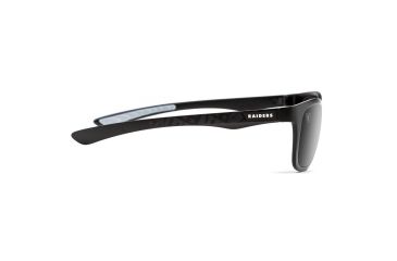 Image of NFL Wayfarer Oakland Raiders Bifocal Prescription Sunglasses, Matte Black Frame, 622088T23BI
